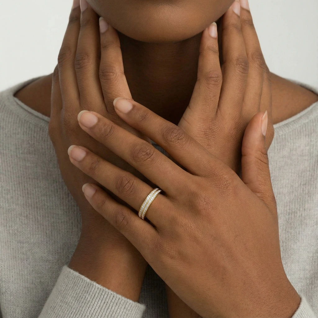 Double Sparkle Ring
